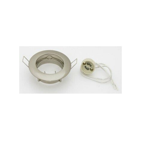 Faretto Incasso dicronico Fisso D50 12V cromo senza lampada