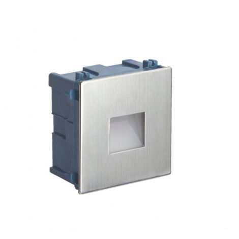 Faretto incasso facciata LED 1W argento IP65 SU-MA MR05