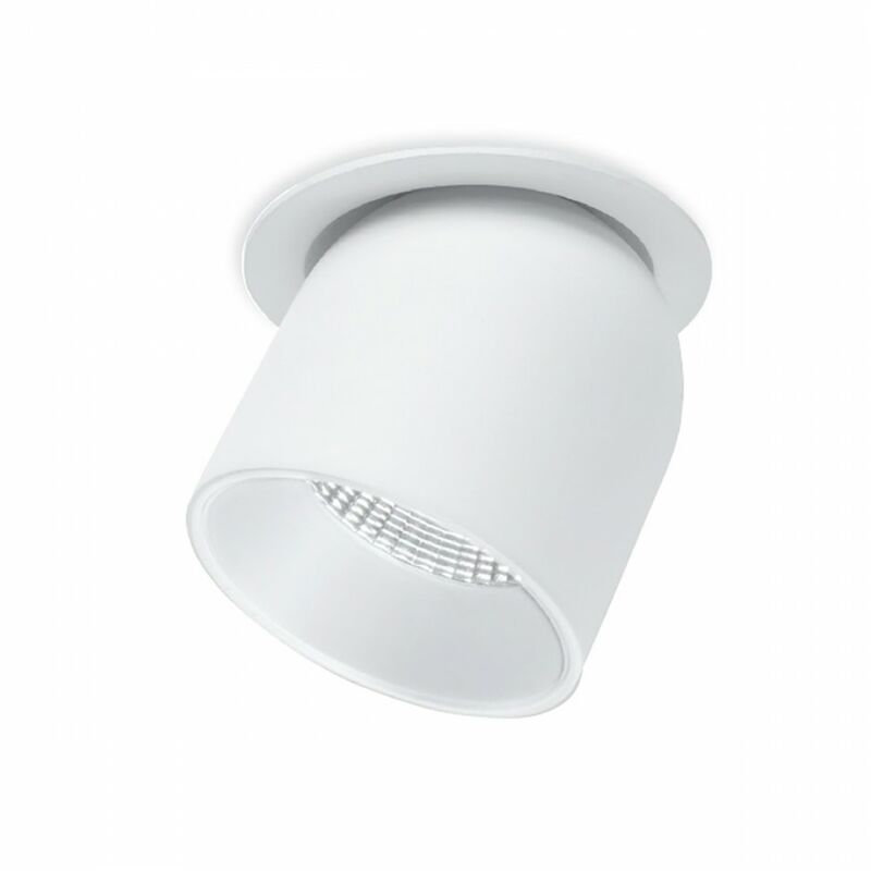 Image of Faretto incasso gea led portia gfa441 bianco lampada soffitto orientabile