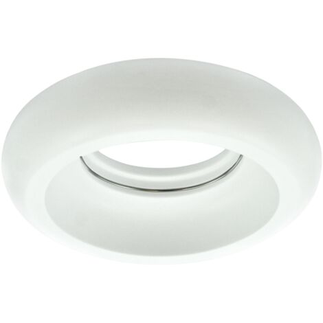 Faretto incasso gesso bianco opaco tondo MR16 Polux