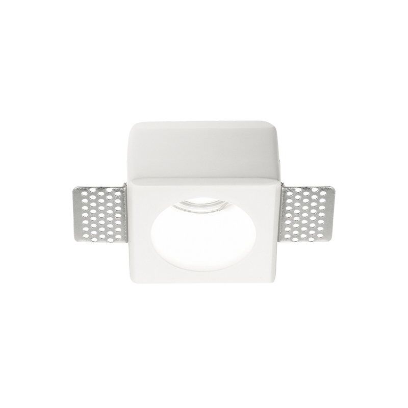 Faretto Incasso Moderno Samba Gesso Bianco 1 Luce Gu10 D55Cm