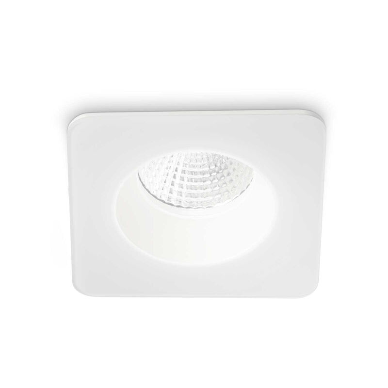 Image of Faretto Ad Incasso Moderno Square Room-65 Alluminio Bianco Led 8W 3000K