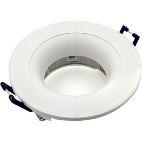 Faretto incasso IP44 tondo bianco opaco Aqua GU10