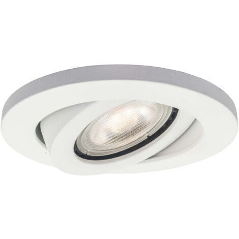 Faretto incasso Lagos tondo orientabile GU10 bianco LightPrestige