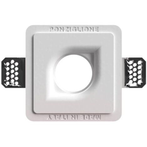 Faretto incasso lampadari bartalini olatep fp5 gu10 led gesso verniciabile