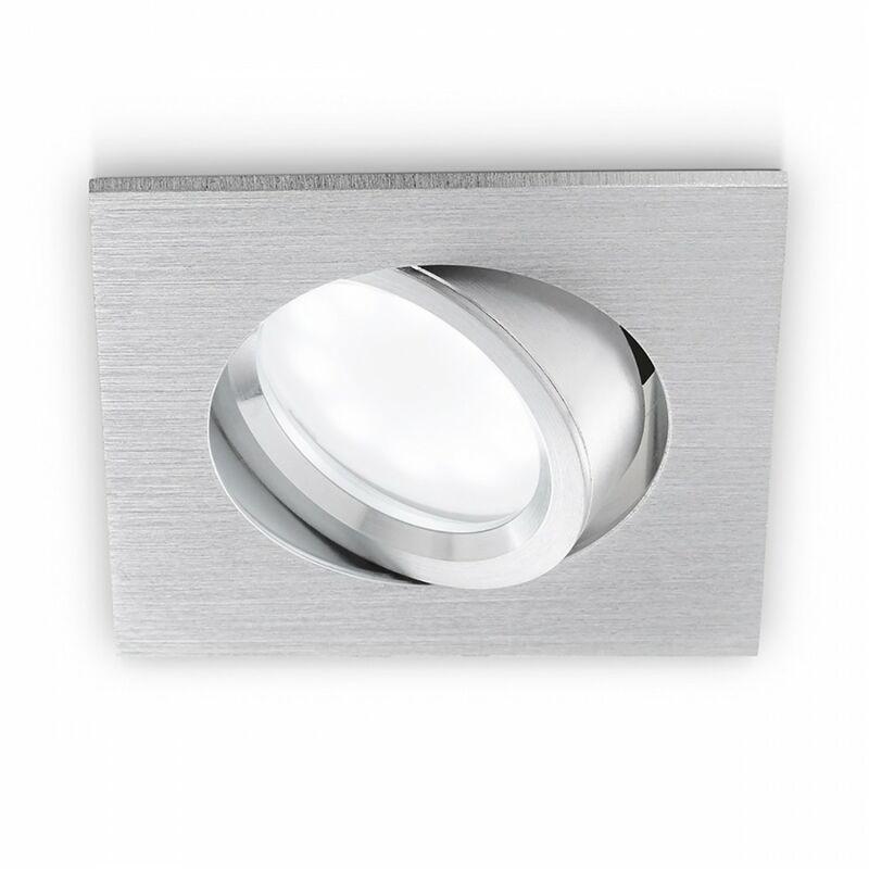 Image of G.e.a.luce - Faretto incasso led moderno gea led orim q gfa050 gu10 spot orientabile alluminio cartongesso