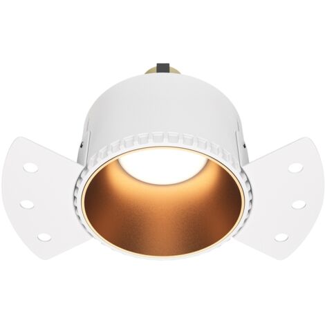 Faretto incasso Maytoni Share GU10 tondo ottone 14cm