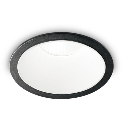 Faretto Incasso Moderno Game Alluminio Nero E Bianco Led 11W 3000K