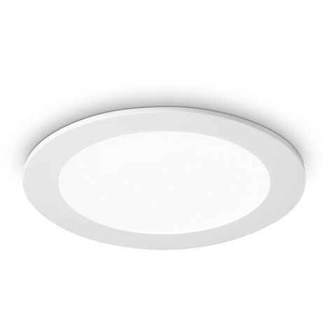 Faretto Incasso Moderno Groove Alluminio Bianco Led 10W 4000K D11,8Cm