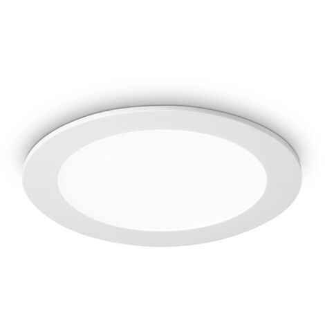 Faretto Incasso Moderno Groove Alluminio Bianco Led 20W 3000K D16,8Cm
