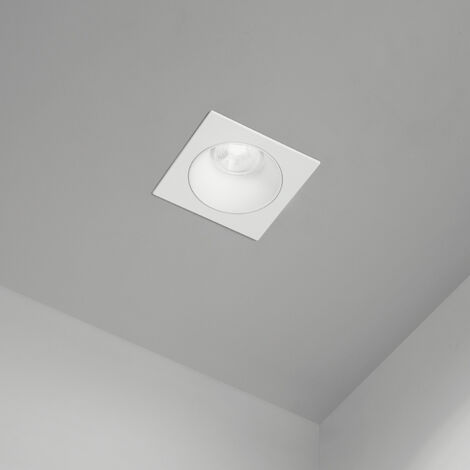Faretto Incasso Moderno Oasis Metallo Bianco 1 Luce Gu10 Ip20
