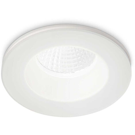Faretto Incasso Moderno Room-65 Alluminio Bianco Led 8W 3000K Luce Calda