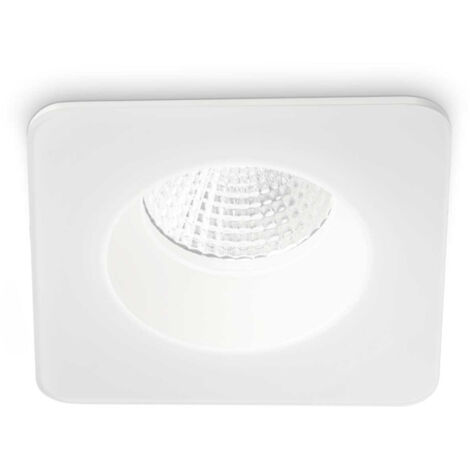 Faretto Incasso Moderno Square Room-65 Alluminio Bianco Led 8W 3000K