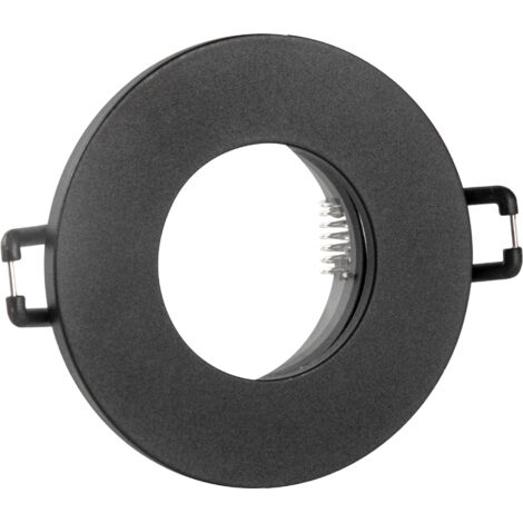 Faretto incasso nero Polux NEPTUN 322159 IP44 12V MR16