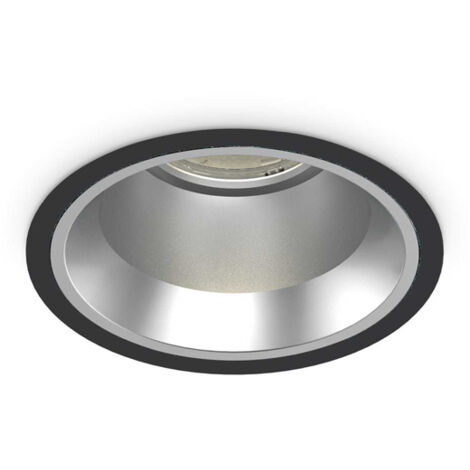 Faretto Incasso Off Alluminio Nero Led 15W 4000K Luce Naturale