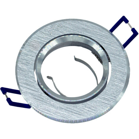 Faretto incasso orientabile argento tondo GU10 IdeaLED ID-1022