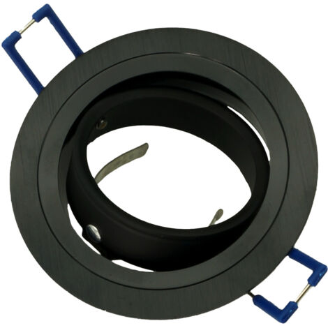 Faretto incasso orientabile nero spazzolato GU10 ID-1024