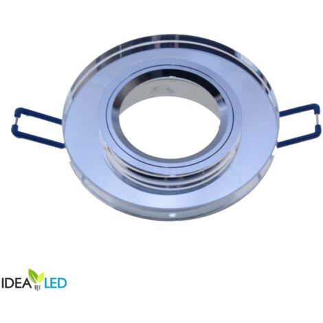 Faretto incasso Provero IdeaLED GU10 bianco specchio IP20