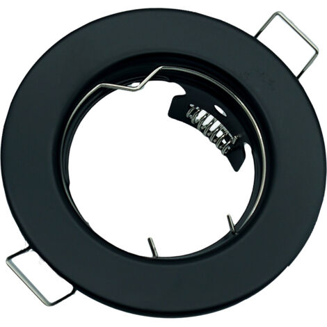 Faretto incasso soffitto nero GU10 mini tondo ID-1045