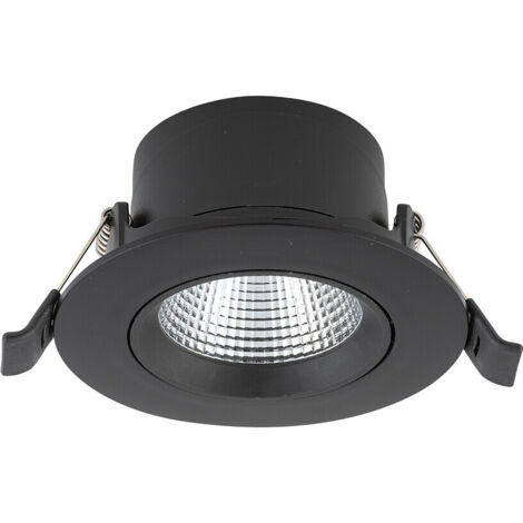Faretto incasso soffitto nero LED 10W 3000K Nowodvorski