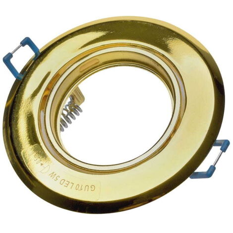 Faretto incasso soffitto orientabile GU10 35W cromo Eko-Light