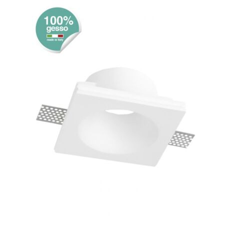 Faretto Incasso Soffitto Quadrato in gesso