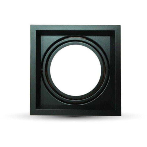 Faretto incasso soffitto quadro nero G53 AR111 V-TAC