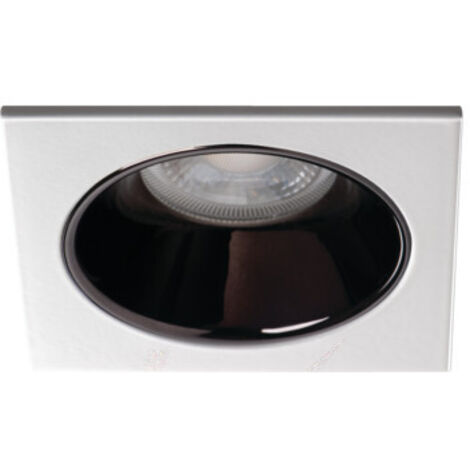 Faretto Incasso Soffitto Supporto Silver 10W MR16/PAR16 88x88mm GU10 /Gx5.3