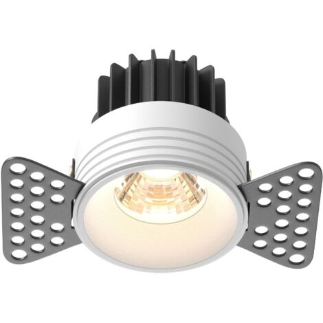 Faretto incasso tondo bianco LED 7W 3000K Maytoni ROUND