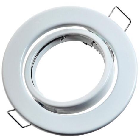 Faretto incasso tondo bianco orientabile GU10 IdeaLED ID-1051
