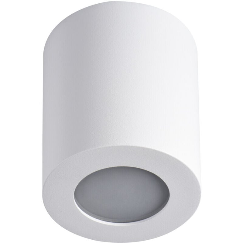 Porta faretto stagno da parete soffitto sani bagno cucina GU10 bianco