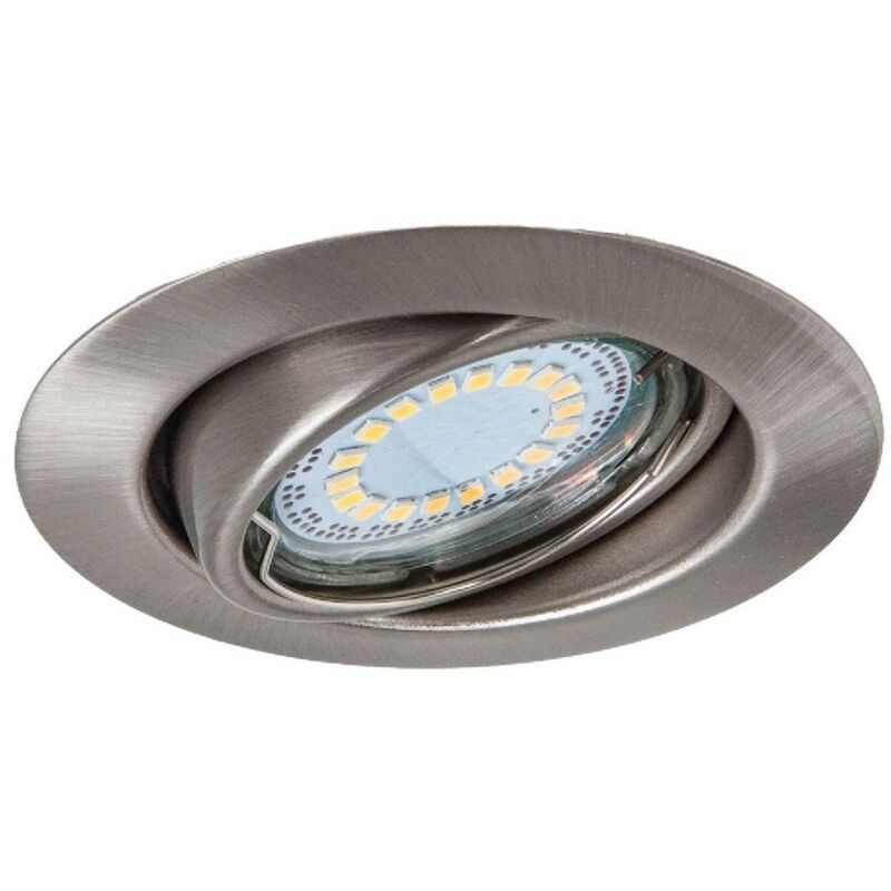 Faretto Juls, Metallo, Satinato, 9x9x0,45 cm