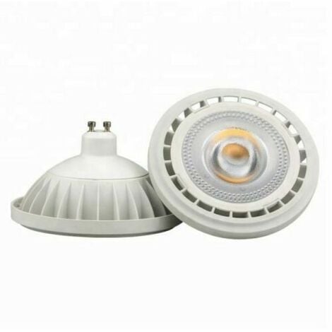 Faretto Lampada  Incasso da 20W led COB AR111 attacco GU10 luce 1800Lm 60GRADI  20 - Bianco Caldo