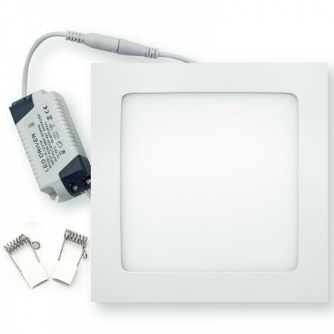 TECH-IT Faretto Led 12 Watt Pannello Incasso quadrato 860LM Luce calda 3200k