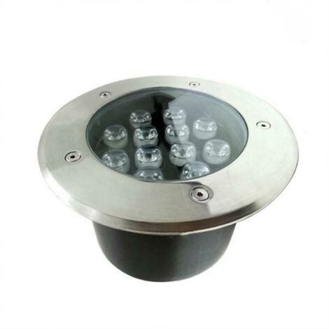 Faretto led 12w 230v 12x1w calpestabile incasso da carrabile 6400k