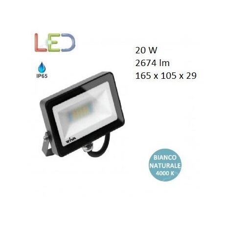 Faretto LED 20,5W D172mm luce naturale 4000K MEG039443 per segnalazione