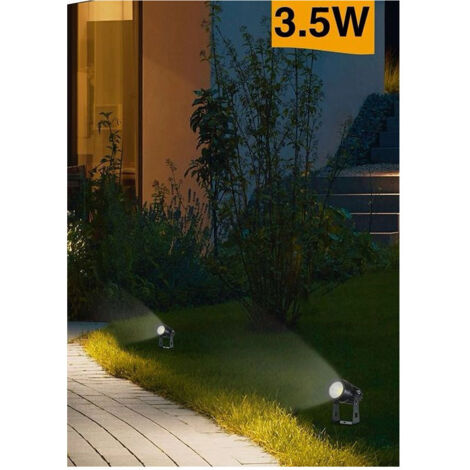 Faretto Led 3.5 W Nero Es38 External Orientable Staff Varies Tonalita' Luce Ip65