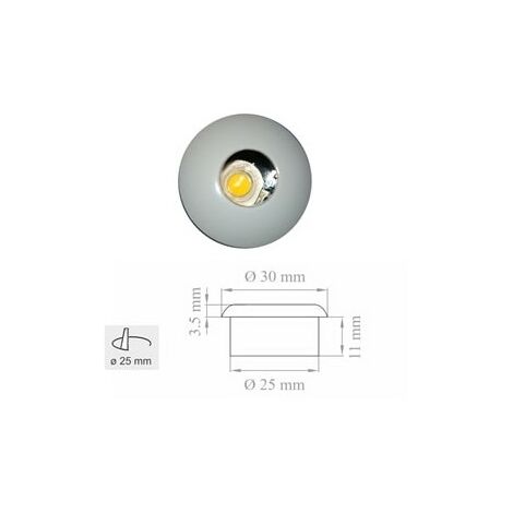 Faretto da Incasso LAMPO - DIKCG/25 Gesso H. 35 mm - Lightplus - Vendita  online di componenti per l'illuminazione interna ed esterna per la casa e il  giardino, lampade risparmio energetico, lampade