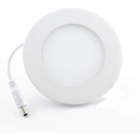 FARETTO LED 6 W SLIM TONDO INCASSO A MOLLA CON LED DRIVER BIANCO 6400K SOFFITTO