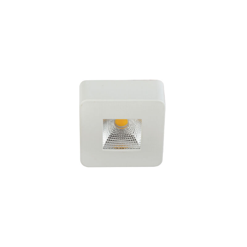 Faretto led a incasso quadrato EVA-6 5W 6500K Bianco