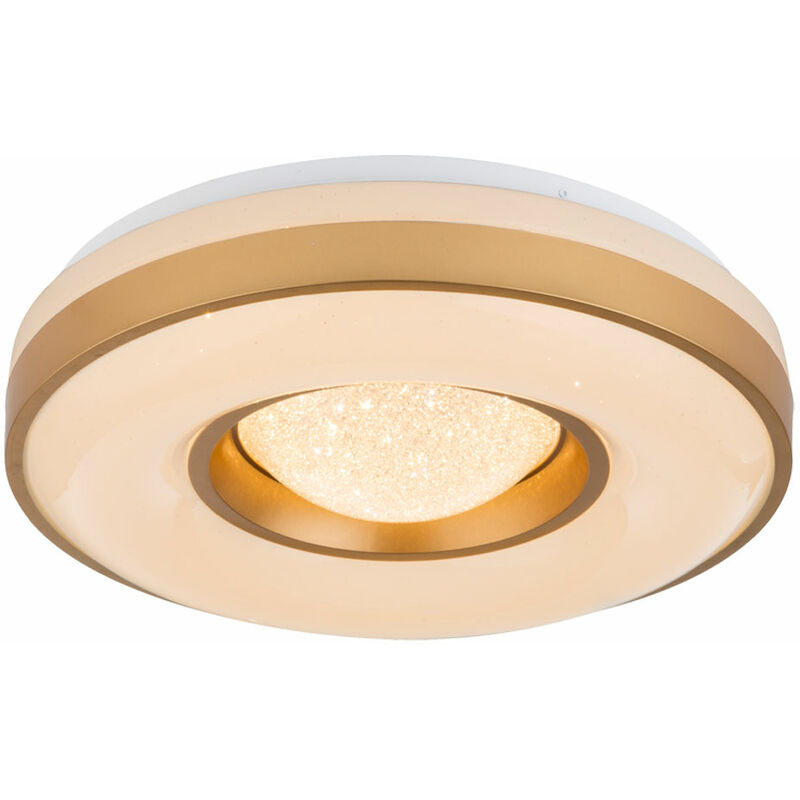 Image of Etc-shop - Faretto led a soffitto lampada glitter soggiorno camera da letto effetto stella luce oro bianco