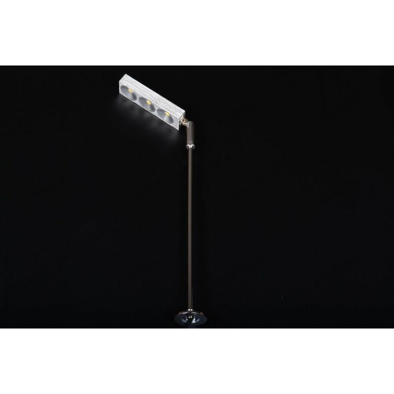 Faretto led asta con 3 luci 180° bianco freddo