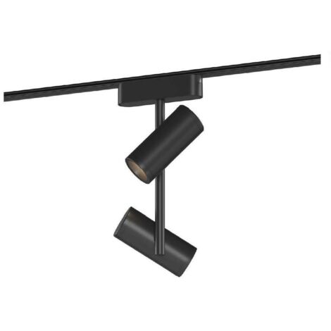 Faretto LED Binario Magnetico 25mm SuperSlim 16W Madat 48V Nero  2700K Bianco Caldo