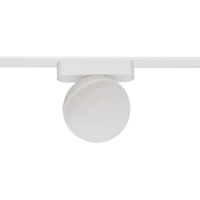 Image of Faretto LED Binario Magnetico Monofase 25mm Super Slim 10W 48V CRI90 Bianco Ø100 mm Bianco Caldo 2700K