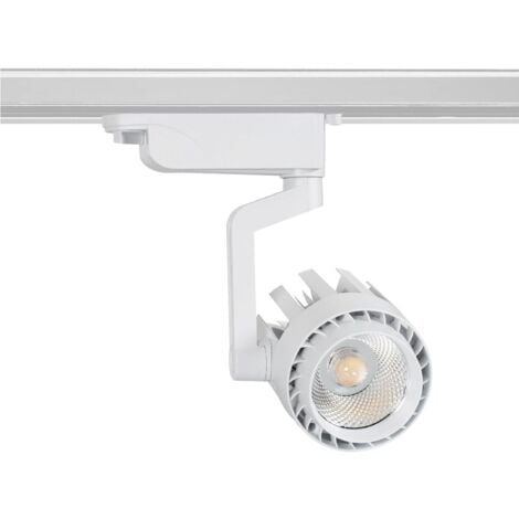 Faretto LED Binario Monofase 30W Dora Bianco Bianco Naturale 4000K
