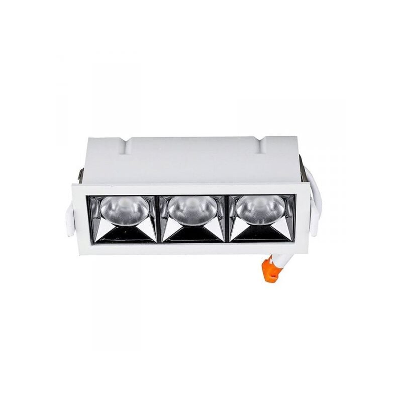 Faretto Led da Incasso Rettangolare 3X4W Freddo