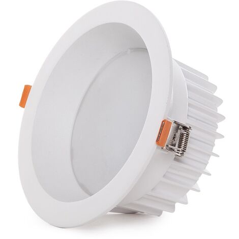 Faretto LED circolare da incasso 15W 1.500Lm 6.000ºK Antiriflesso UGR19 40.000H [HO-DL-AD-15W-CW]