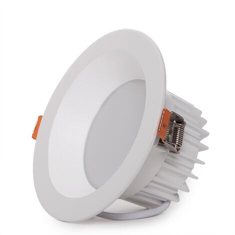 Faretto LED circolare da incasso 9W 900Lm 6000ºK Antiriflesso UGR19 40.000H [HO-DL-AD-9W-CW]