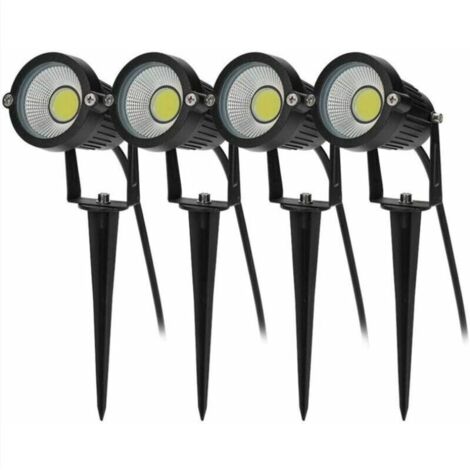 Faretto LED COB da 5W 220V IP65 impermeabile, faretto da giardino regolabile per esterni