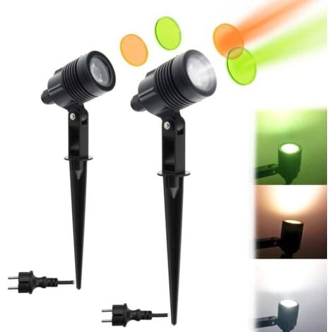 Faretto LED con picchetto 3W 230V IP65